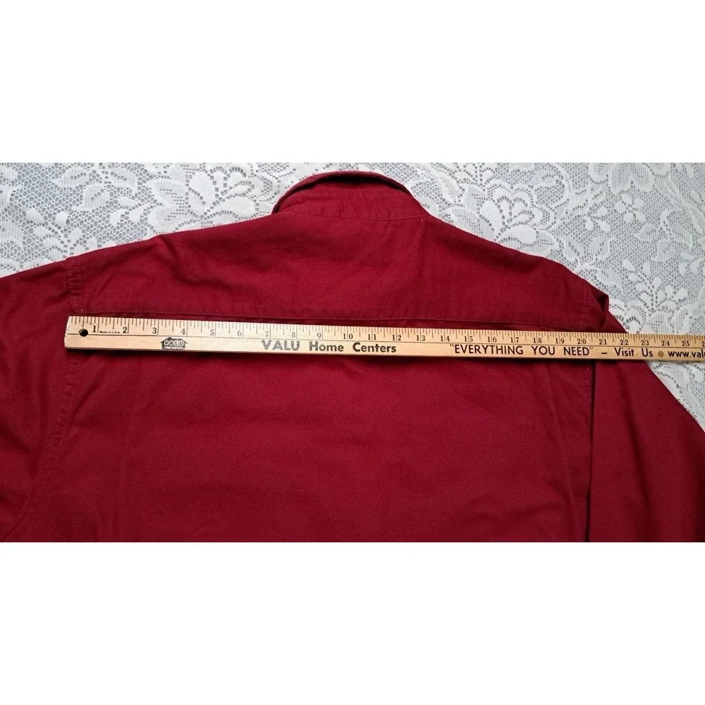 Men's Wrangler Hero Brushed Cotton Button‎ Up Long Sleeve Men's Shirt Size Large